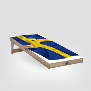 Cornhole board - Zweedse vlag