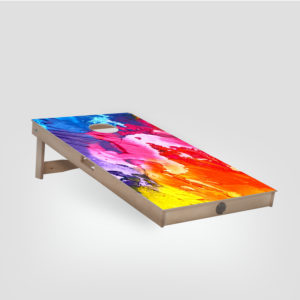 Cornhole board - abstracte print