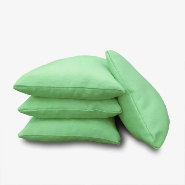 Set van 4 GROENE cornhole bags