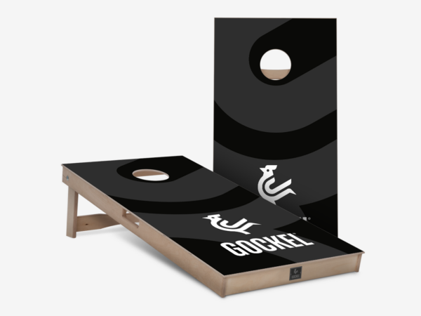 Cornhole boards Gockel logo