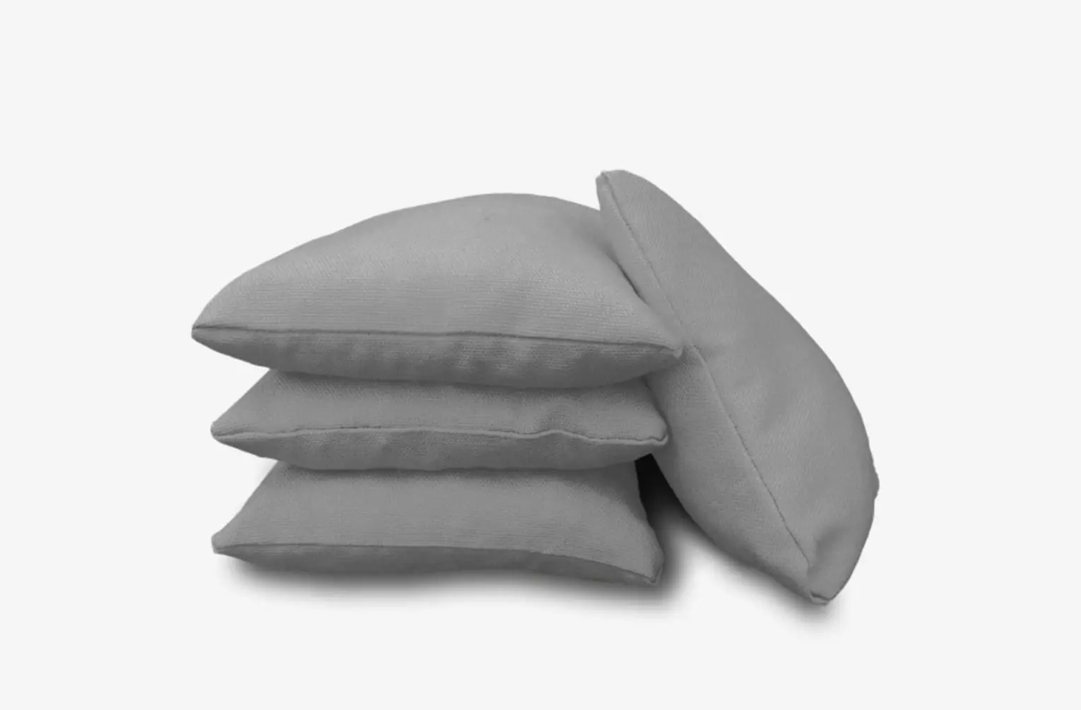 Set van 4 GRIJZE cornhole bags