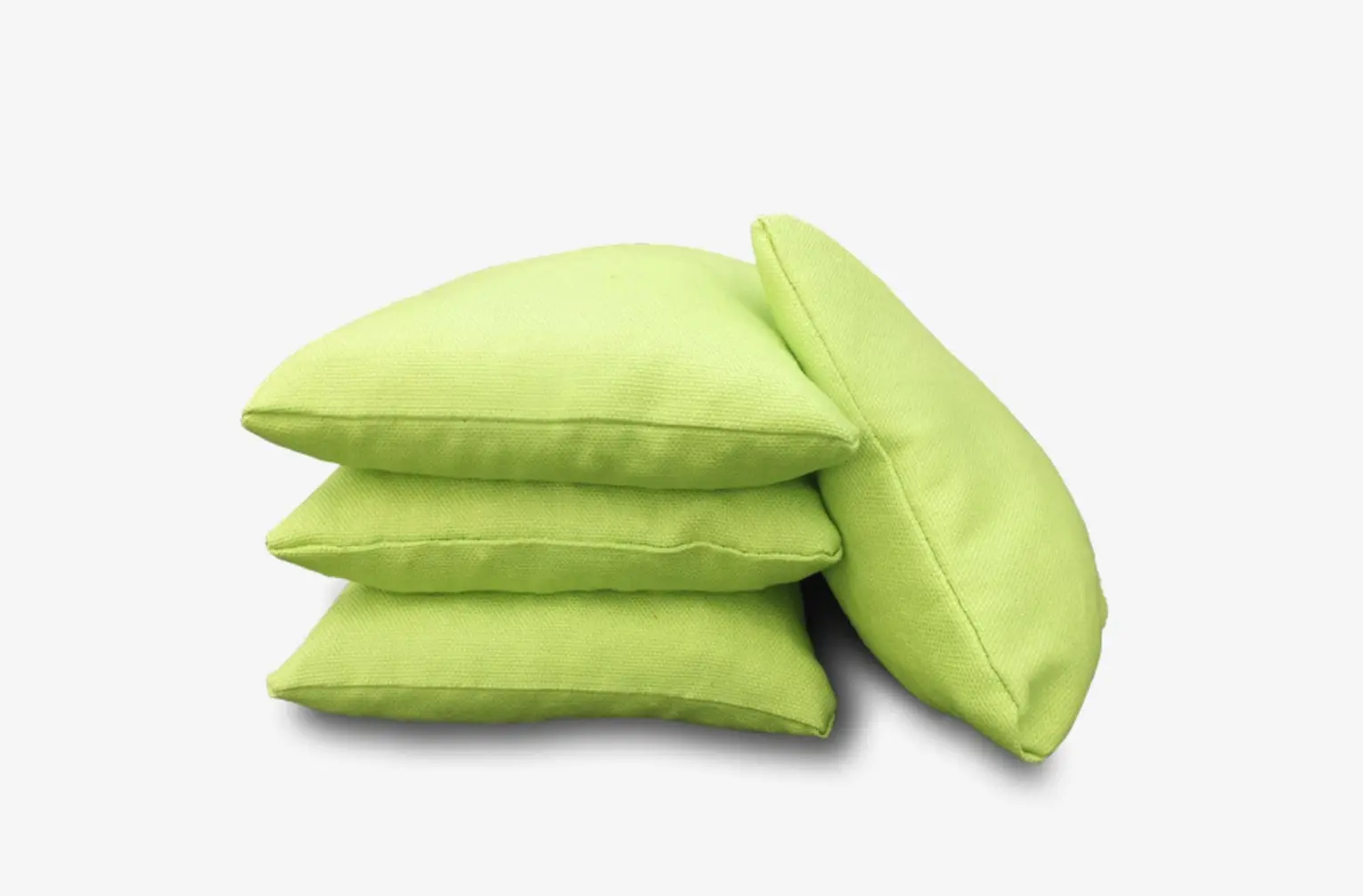 Set van 4 GROENE cornhole bags