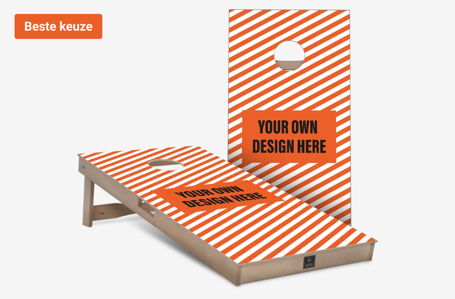 Set cornhole boards gepersonaliseerd - eigen ontwerp