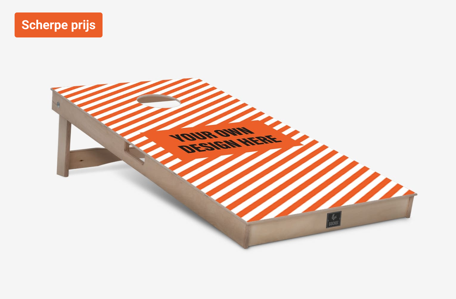 Cornhole board gepersonaliseerd - eigen ontwerp