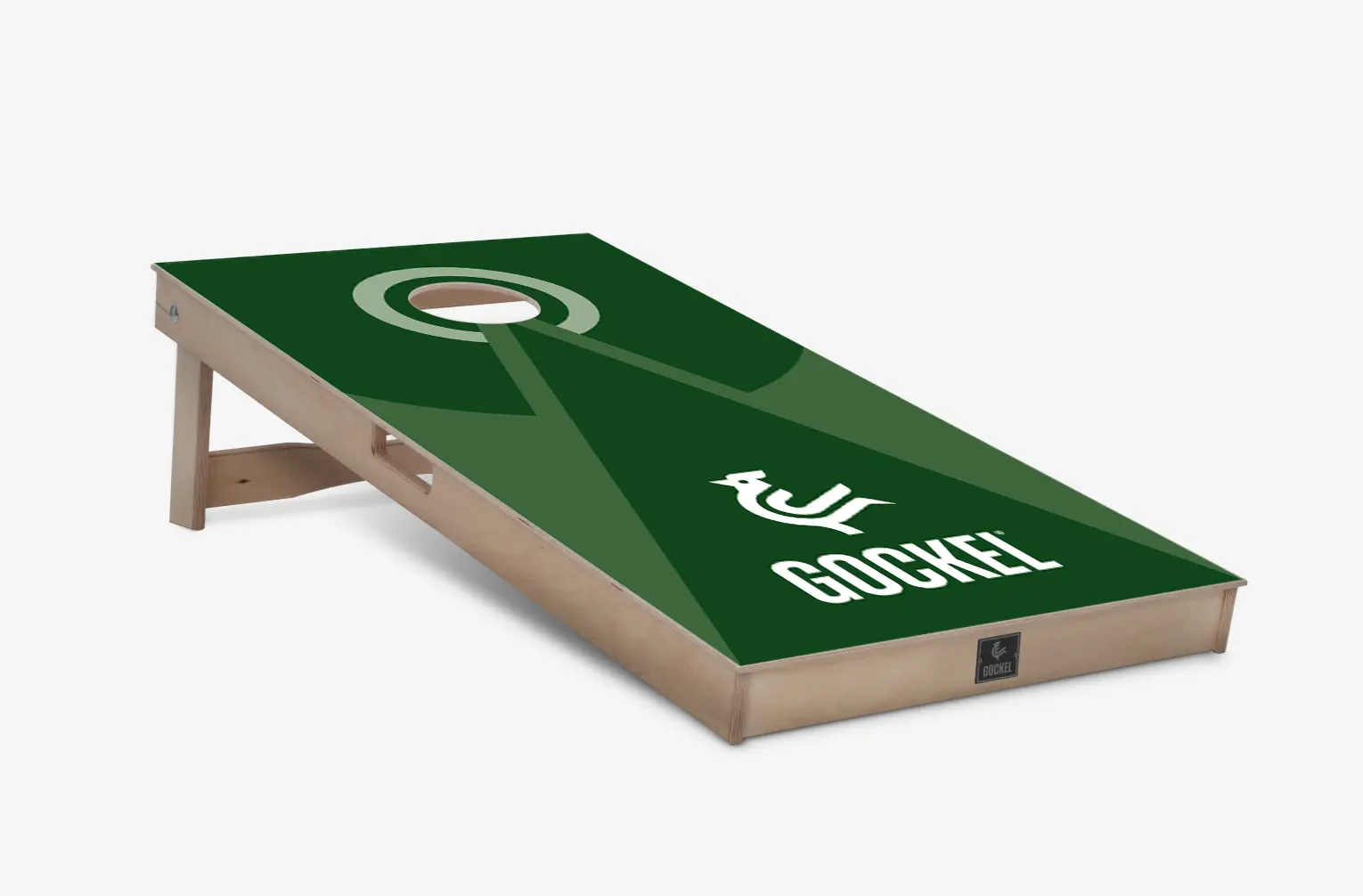 Cornhole board groene pyramide