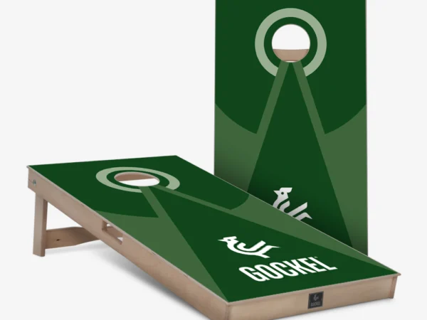 Cornhole boards groene pyramide