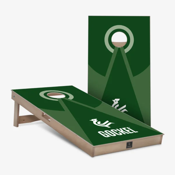 Cornhole boards groene pyramide