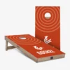 Cornhole boards oranje cirkels